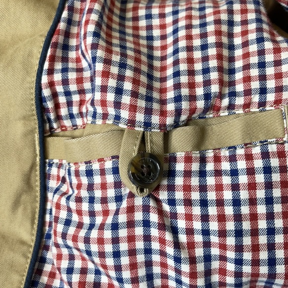 Tommy Hilfiger classic tan embroidered logo front zipper Bomber lined jacket S - Picture 6 of 11